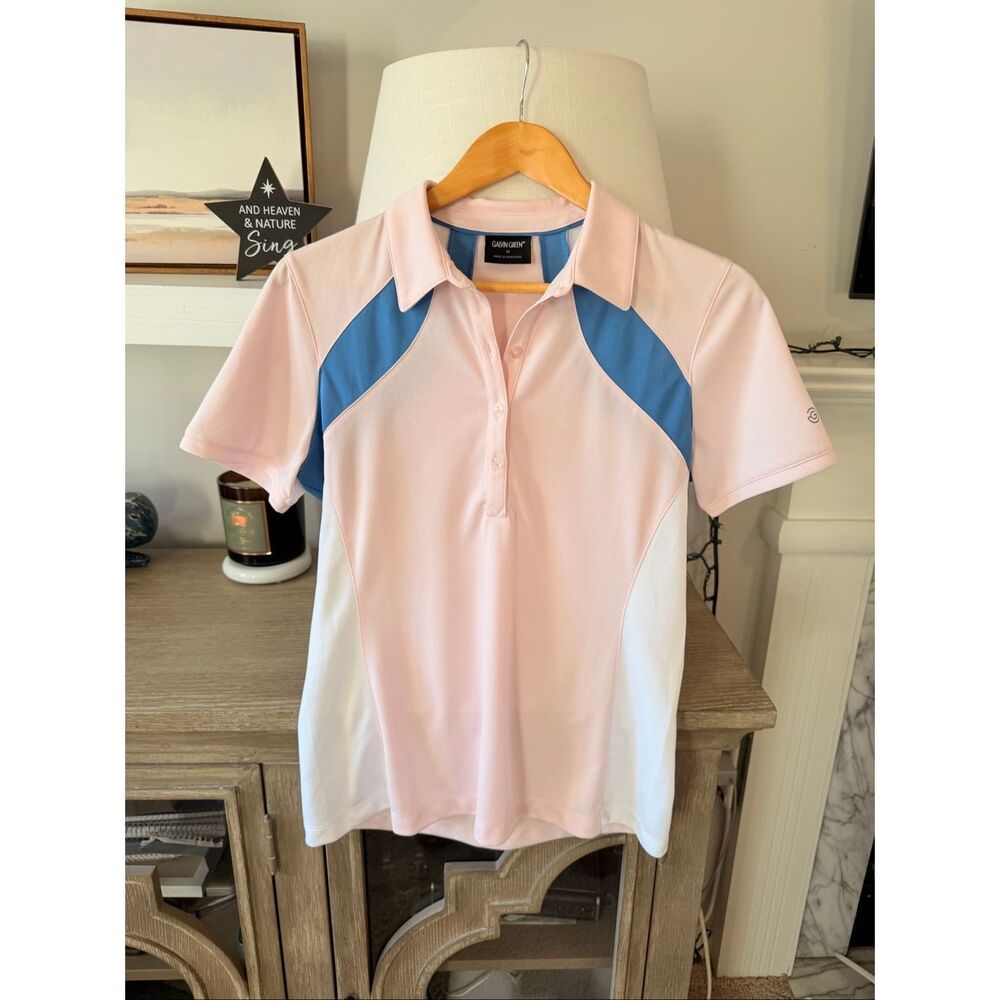 Galvin Green Womens Madison GOLF Polo Lotus Pink Size Medium‎